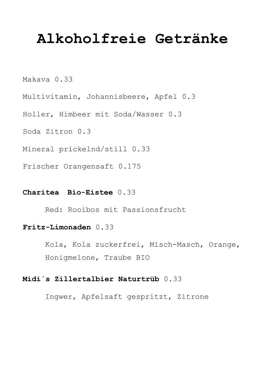 Speisekarte Seite 10