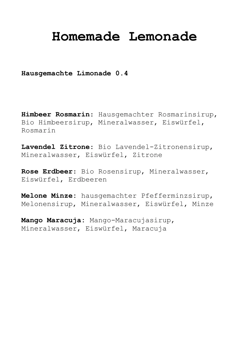 Speisekarte Seite 11